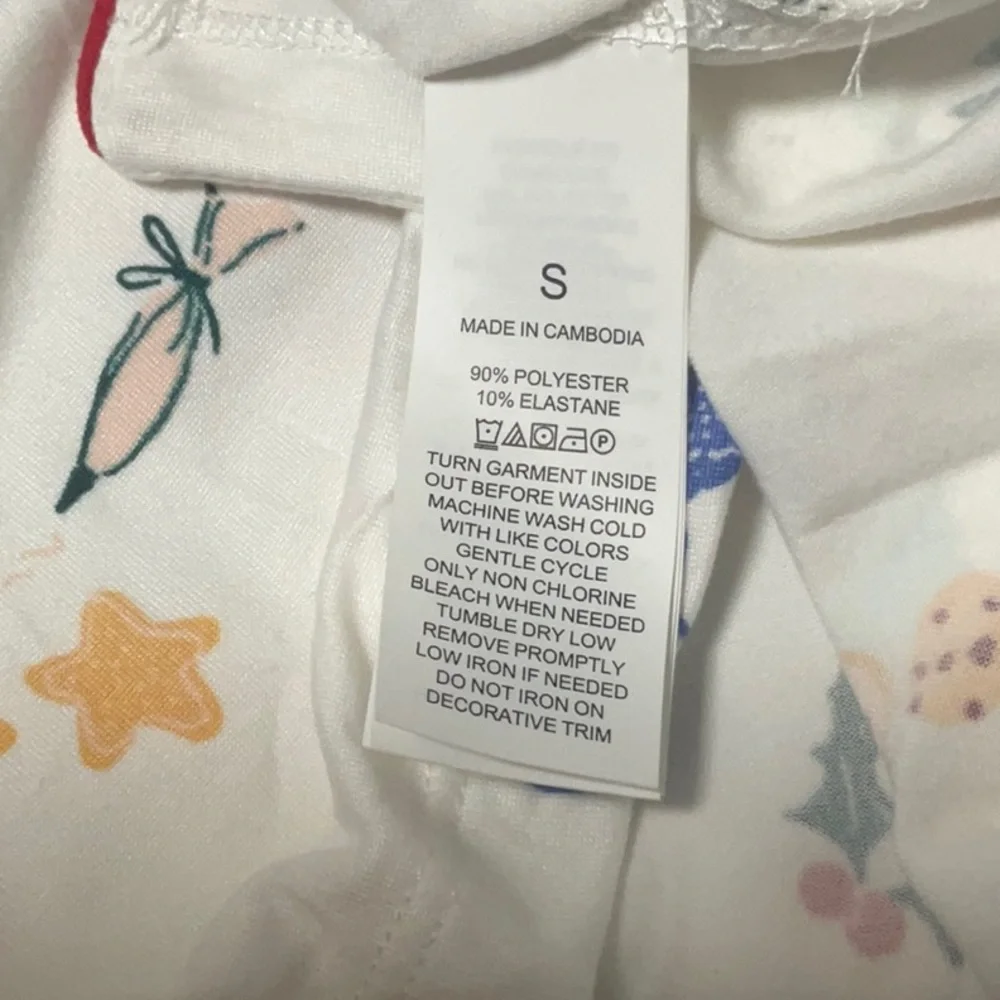 NWT Kate Spade Winter Themed Pajama Set Size S Cozy Chic Whimsical Playful